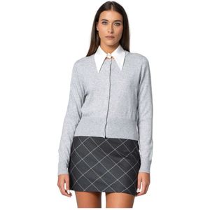 Kocca, Dames, Truien, Grijs, Maat: L Wol,