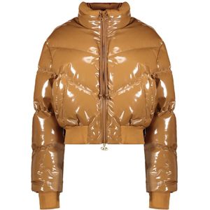 Diesel, Dames, Jassen, Bruin, Maat: S Poliester,