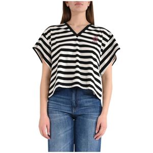 Dondup, Dames, Blouses & Shirts, Veelkleurig, Maat: S Jersey,