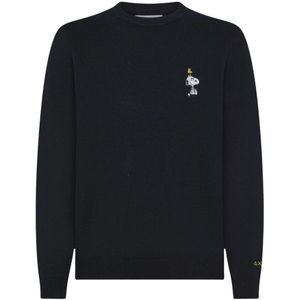 Sun68, Heren, Truien, Zwart, Maat: M