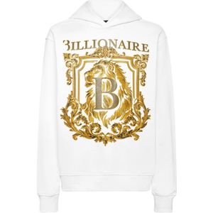 Billionaire, Heren, Sweatshirts & Hoodies, Wit, Maat: M Katoen,