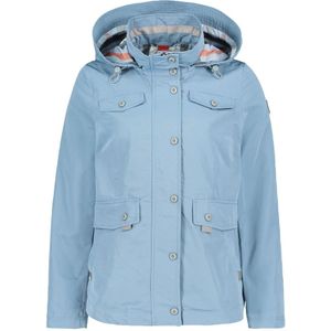 Gil Bret - Damesjack - Zwart - Regular Fit - Capuchon, Blinde Ritssluiting, Drukknopen