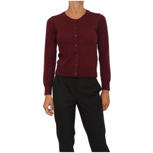 Anna Molinari, Dames, Truien, Rood, Maat: XL Wol,