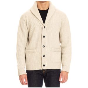 Roberto Collina, Heren, Truien, Beige, Maat: L