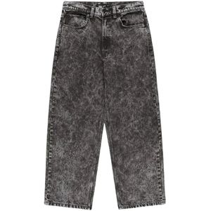 Vans, Heren, Broeken, Zwart, Maat: W26 Denim,