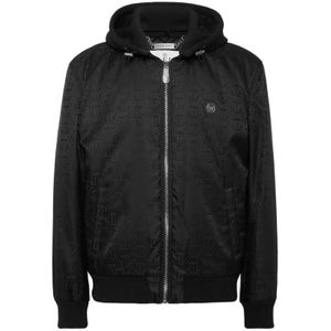 Philipp Plein, Heren, Sweatshirts & Hoodies, Zwart, Maat: M