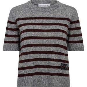 Haute L'Amitié, Dames, Truien, Grijs, Maat: XS Wol,