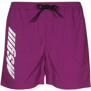 Msgm, Heren, Badkleding, Paars, Maat: M Polyamide,