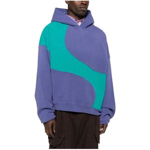 Erl, Heren, Sweatshirts & Hoodies, Veelkleurig, Maat: M Katoen,