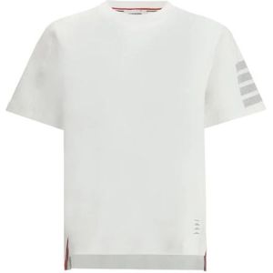 Thom Browne, Heren, Tops, Wit, Maat: M Katoen,