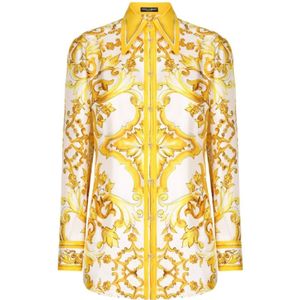 Dolce & Gabbana, Dames, Blouses & Shirts, Veelkleurig, Maat: S