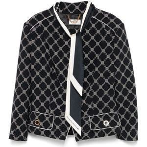 Elisabetta Franchi, Dames, Jassen, Zwart, Maat: M