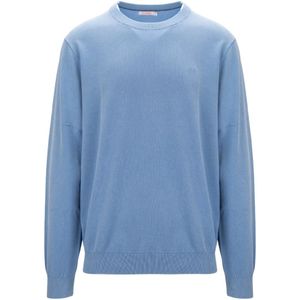 Sun68, Heren, Truien, Blauw, Maat: XL Katoen,