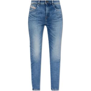 Diesel, Dames, Jeans, Blauw, Maat: W24 L32 Katoen,
