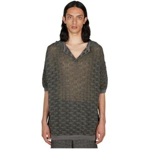 Isa Boulder, Heren, Tops, Grijs, Maat: M Katoen,