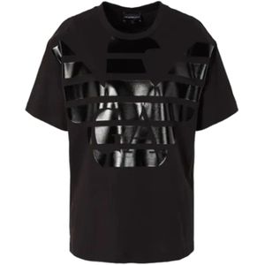 Emporio Armani, Heren, Tops, Zwart, Maat: M