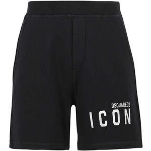 Dsquared2 Zwarte Casual Bermuda Shorts , Black , Heren , Maat: S