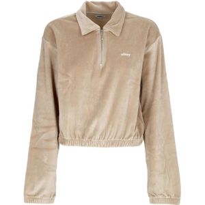 Obey, Dames, Sweatshirts & Hoodies, Beige, Maat: XS Katoen,