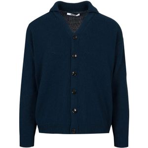 Mauro Grifoni, Heren, Truien, Blauw, Maat: M Katoen,