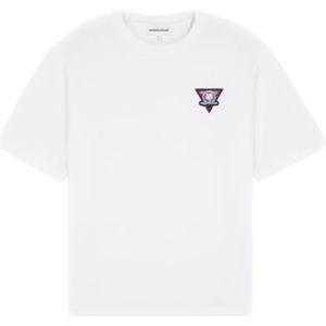 Maison Kitsuné, Heren, Tops, Wit, Maat: S Katoen,