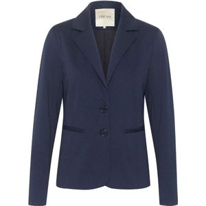 Cream - Anett Blazer - Blauw - Dames - Lange Mouwen - Knoopsluiting