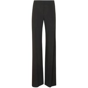 Alberta Ferretti, Dames, Broeken, Zwart, Maat: S Viscose,