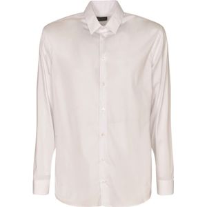 Giorgio Armani, Heren, Overhemden, Wit, Maat: 2XL