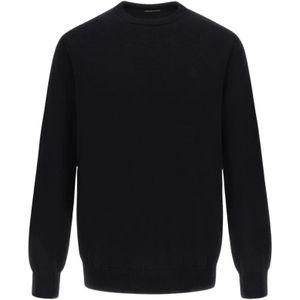 Roberto Cavalli, Heren, Truien, Zwart, Maat: XL Wol,