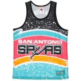 Mitchell & Ness - Jumbotron Mesh - Tanktop - San Antonio Spurs