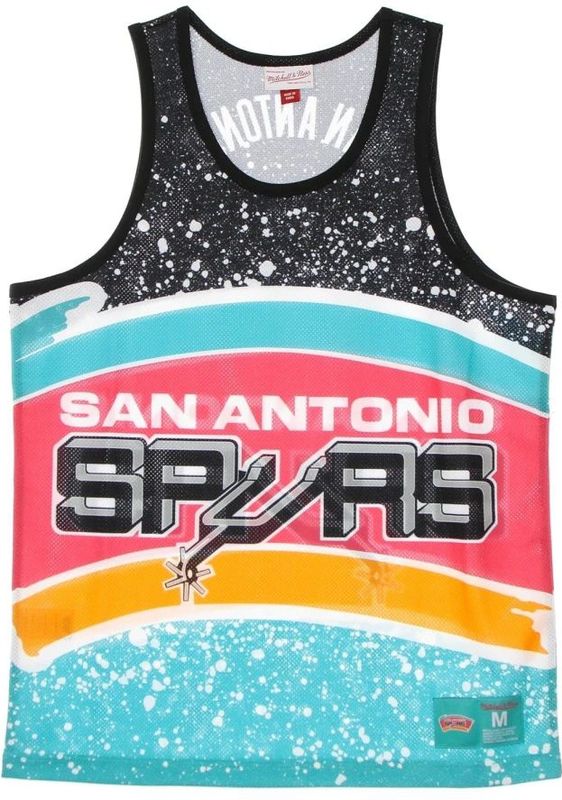 Mitchell & Ness - Jumbotron Mesh - Tanktop - San Antonio Spurs