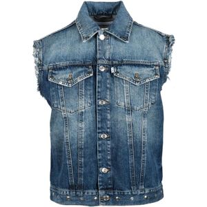 Department Five, Dames, Jassen, Blauw, Maat: S Katoen,