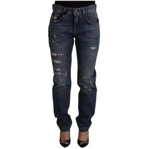 Dolce & Gabbana - Jeans - Blauw - Dames - 100% Katoen