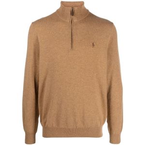 Polo Ralph Lauren, Heren, Truien, Bruin, Maat: XL Wol,