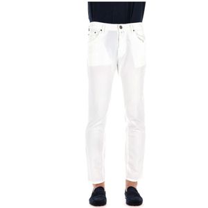Jacob Cohën, Heren, Jeans, Wit, Maat: W34 Katoen,