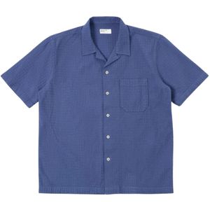 Universal Works, Heren, Overhemden, Blauw, Maat: L