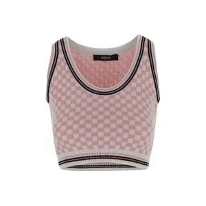 Versace Topjes , Pink , Dames , Maat: XS