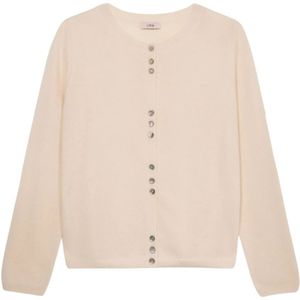 Oltre, Dames, Truien, Wit, Maat: S/M Kasjmier,