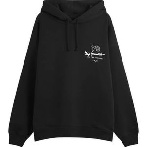 Y-3, Heren, Sweatshirts & Hoodies, Zwart, Maat: L
