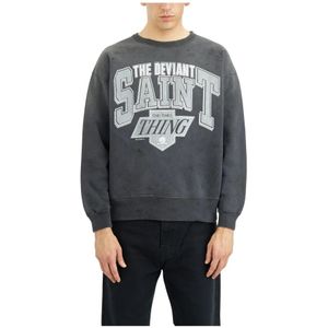 ©Saint M××××××, Heren, Sweatshirts & Hoodies, Grijs, Maat: L