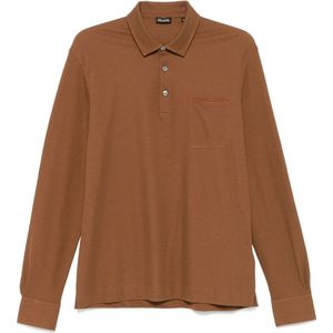 Zegna, Heren, Tops, Bruin, Maat: 3XL Katoen,