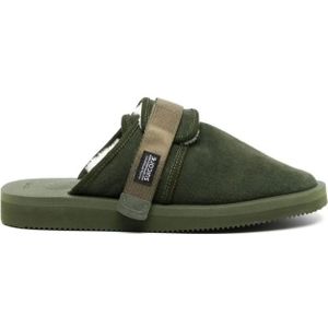 Suicoke, Heren, Schoenen, Groen, Maat: 43 EU Leer,