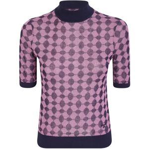 Tory Burch, Dames, Truien, Veelkleurig, Maat: XS Katoen,