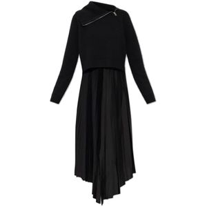 AllSaints, Dames, Jurken, Zwart, Maat: XS Tweed,