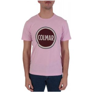 Colmar, Heren, Tops, Roze, Maat: M Katoen,