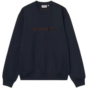 Carhartt Work In Progress - Sweatshirt - Katoenmix - Los Model - Ronde Hals