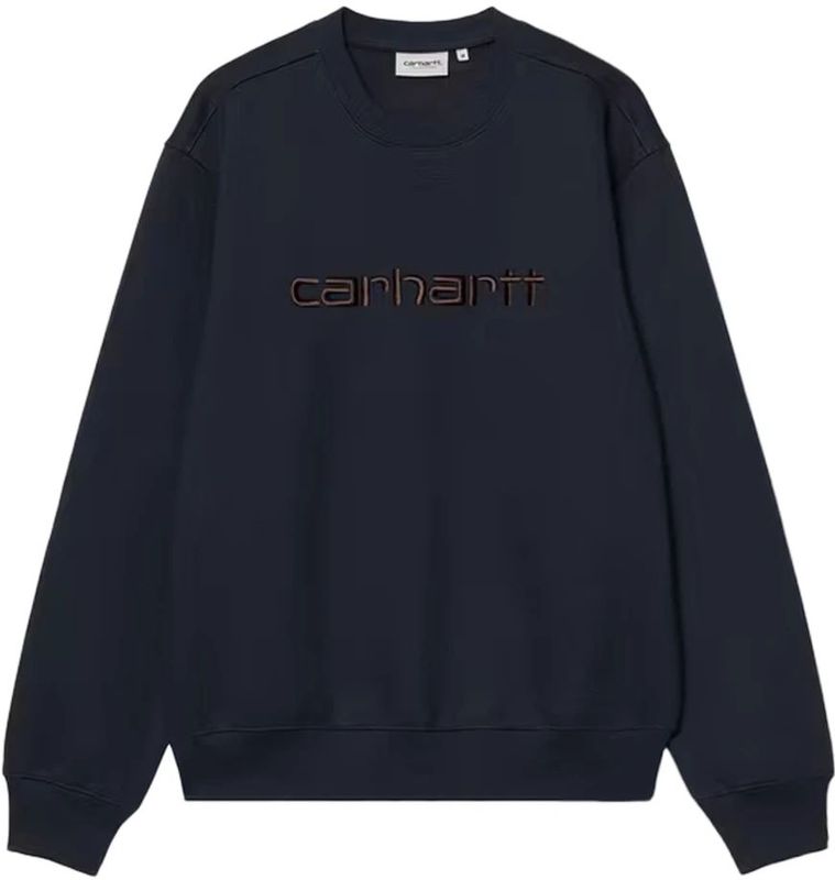 Carhartt Work In Progress - Sweatshirt - Katoenmix - Los Model - Ronde Hals
