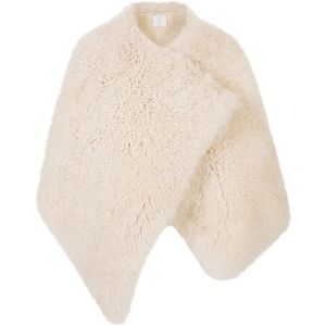 Eleventy, Dames, Jassen, Beige, Maat: ONE Size Wol,