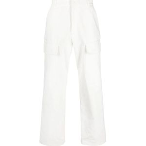 SKY High Farm, Heren, Broeken, Wit, Maat: M Denim,