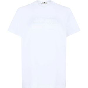 Elisabetta Franchi, Dames, Tops, Wit, Maat: M Katoen,