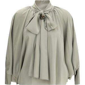 Max Mara, Dames, Blouses & Shirts, Groen, Maat: S Zijde,